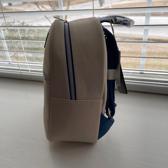 New Loungefly Disney Lilo and Stitch Stitch with Ducks Floral Mini Backpack - Picture 5 of 9